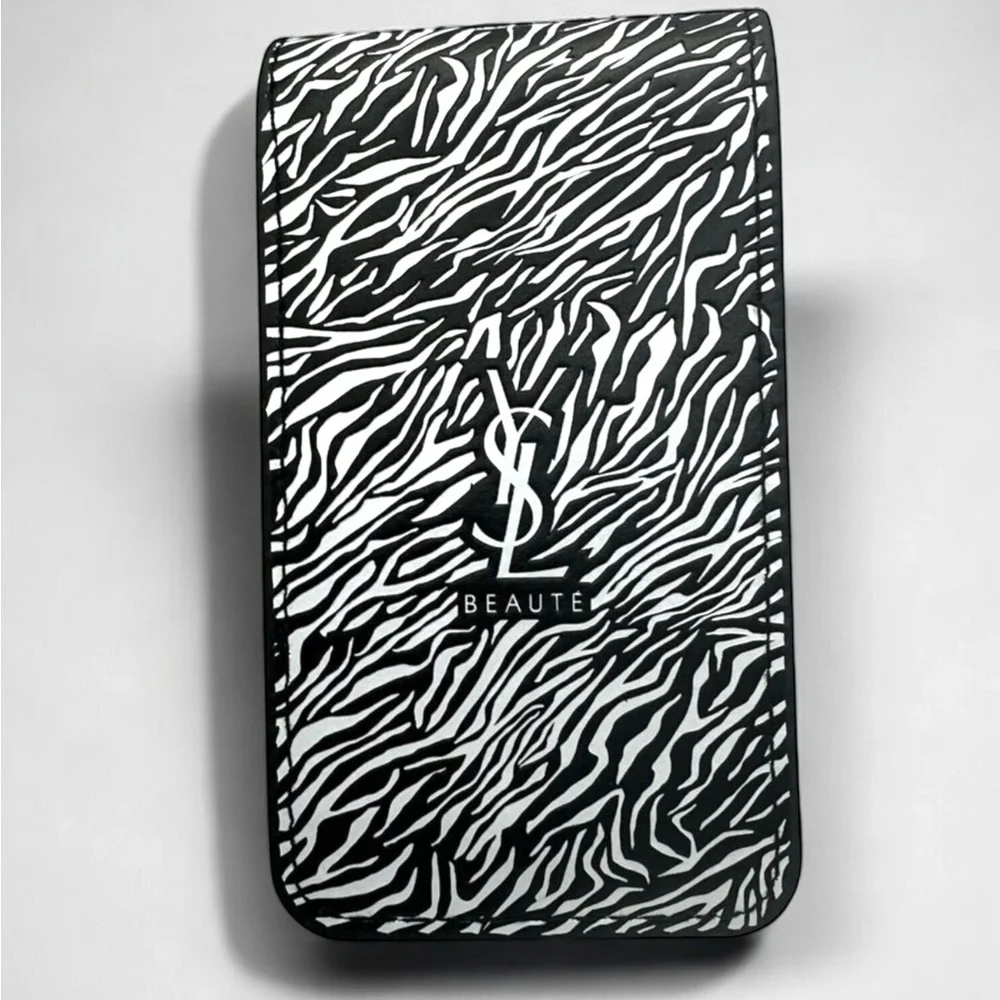 YSL Beauté Zebra Lipstick Pouch with Mirror